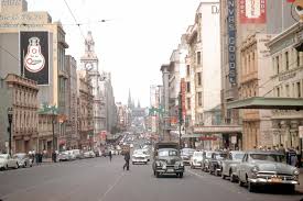 Melbourne 1960s Melbourne Street Victoria Australia Australia History