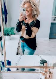 Stuck On You Printed Button Front Top Available Sizes: 1-XL