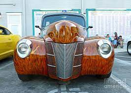 Classic Cars Big Fenders Hot Rod Flame Job By Jason Freedman Rat Rods Truck Rat Rod Classic Cars