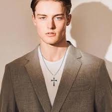 Wooden Cross Necklace for Men 925 Sterling Silver Cross Inlaid Real Ebony  Crucifix Pendant Jewelry Father's Day Gifts for Dad, Husband, Brother,  Includes 2mm Stainless Steel Adjustable Chain 22+2''