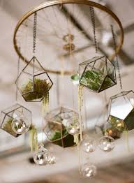 This Long View Gallery Wedding Used Hanging Terrariums In The Decor Washingtonian Dc Plant Decor Hanging Terrarium Terrarium Wedding
