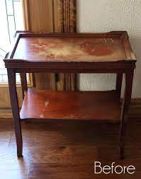99 Thrift Store Table Makeover Confessions Of A Serial Do It Yourselfer Furniture Fix Furniture Rehab Recycled Furniture
