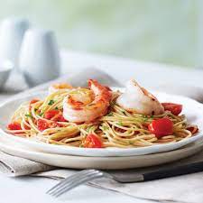 Light Easy Prawn Pasta Recipe Dinner In 30 Minutes Recipe Pasta Recipes Prawn Pasta King Prawn Recipes