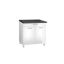 Doté d'un grand plateau, il vous offrira l'espace nécessaire pour installer votre écran. Meuble De Cuisine Bas 90 Cm 1 Tiroir Tara Avec Pieds Reglables