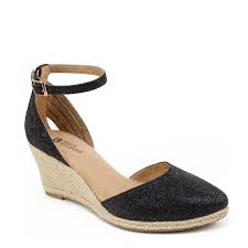 Black And White Espadrille Wedges White Mountain Women S Cisco Espadrille Wedge Sandals Black Glitter Espadrilles Wedges Wedge Shoes Espadrille Shoes