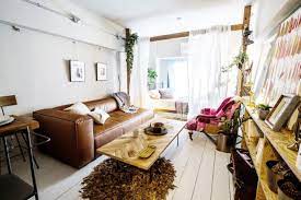 ワンルームをおしゃれに暮らす reism meets rigna のスタイリッシュなコーディネート実例 folk インテリア ワンルーム レイアウト 模様替え