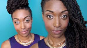 In this style, the black locks are. 10 Stunning Updo Styles For Your Locs Naturallycurly Com
