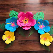 Svg Dxf Png Petal 101 Hibiscus Paper Flower Template Diy Etsy Paper Flower Template Flower Petal Template Paper Flower Printable Templates