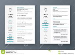 The cv shows what qualifications and. Resume And Cv Vector Template Awesome For Job Applications Illustration 51915520 Megapixl