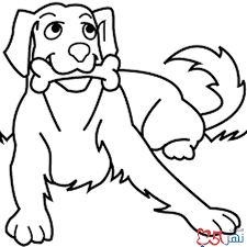 رسم و تلوين كلب للاطفال رسومات كلاب جاهزة للتلوين صور Dog Coloring Book Puppy Coloring Pages Dog Coloring Page