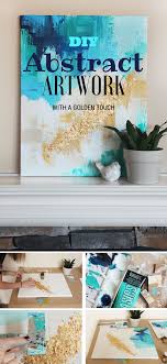 Art deco inspired leather covered walls! Diy Abstract Art Canvas Easy Beginner Abstract Art Tutorial Lolly Jane