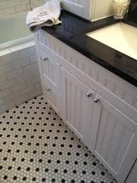 Black And White Hexagon Tile Bathroom Home Depot Hex Tiles This Is A Photo A User Submitted Really Like All Of This For Our Bathroom Hexagon Tile Bathroom Black Hexagon Tile Tile Bathroom