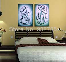 Browse bedroom decorating ideas and layouts. Free Shipping Nude Oil Painting Canvas Couple Lover Love Alluring Bedroom Decoration Handmade Home Hotel Wall Art Decor Art Decoration Home Art Home Decorart Decor Ideas Aliexpress