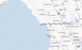 Cedar Key Way Key Florida Tide Station Location Guide