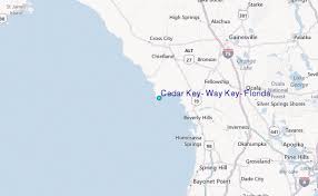 cedar key way key florida tide station location guide