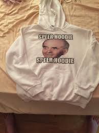 Reach out for the bright pullover instead! My Speer Hoodie Arrived Today Tnomod