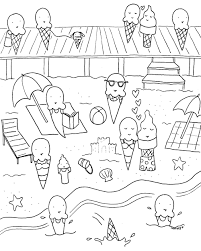 105 pictures of summertime for children 4,5,6,7 years old. Drawing Summer Season 165158 Nature Printable Coloring Pages
