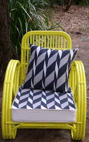 Custom Upcycled Vintage Cane Pretzel Chair 351 00 Via Etsy Modern Patio Furniture Metal Patio Furniture Wicker Outdoor Furniture Set