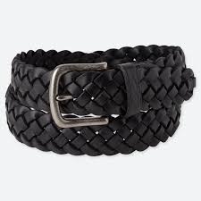 Men Leather Wide Mesh Belt