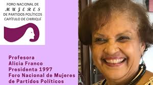 La Junta Directiva de FONAMUPP, Capítulo de Chiriquí, expresa el  agradecimiento a las Presidentas Alicia Franco, Tania Wald, Esthefanie  Santamaría, Aiveth Montenegro y Doris Puga. Son mujeres valiosas que  aportan con su