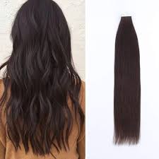 Find natural hair textured wefts, closure, clip in hair extensions & wigs at her given hair! Sassina Tape In Human Hair Extensions Dark Brown 16inch Double Side Tape Seamless Skin Weft Natural Hair Extensions Long Straight Remi Glue In Hair 50 Grams 20 Pieces Color 2