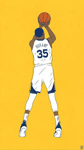 Stephen curry #30 high fives kevin durant #35 of the golden state warriors in the first half against the san antonio spurs during game three of the 2017. Cartoon Wallpaper Kevin Durant