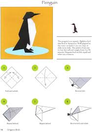 welcome to dover publications origami penguin origami diagrams origami