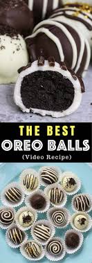 The Best Oreo Balls The Easiest And Most Beautiful Dessert You Will Ever Make Only 4 Ingredients Requi Oreo Recipes Oreo Balls Recipe 3 Ingredients Desserts