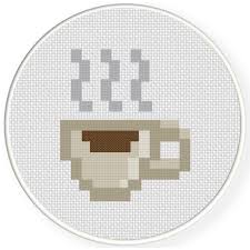 In three simple steps you will transform a picture into a beautiful cross stitch chart. 8 Bit Coffee Break Cross Stitch Pattern Daily Cross Stitch