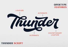 We hope you enjoy our site and please don't forget to vote for your favorite script fonts. Thunder Bold Script Font Free Download