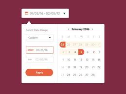 Date Picker Material Design Web App Design Dating