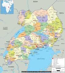 Find out more with this detailed map of uganda provided by google maps. Detailed Political Map Of Uganda Ezilon Maps