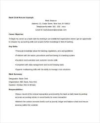 20+ simple banking resume templates