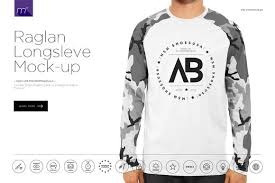 Raglan Longsleeve Mock Up By Mesmeriseme Pro On Creativework247 Shirt Mockup Clothing Mockup Creative T Shirt Design