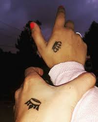 King And Queen Couple Tatto Girlfriend Tattoos Mini Tattoos Relationship Tattoos