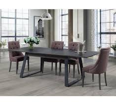table pieds fer et plateau ceramique en 180 cm factory 6938 table salle a manger salle a manger moderne deco salle a manger