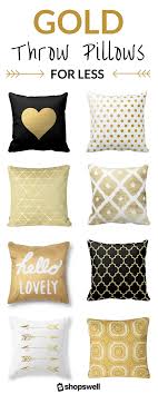 The Midas Touch 20 Fabulously Affordable Gold Throw Pillows Shopswell Gold Throw Pillows Bedroom Makeover Gold Bedroom