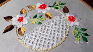 See more ideas about hand embroidery projects, hand embroidery patterns, hand embroidery. Hand Embroidery Beautiful White Stitch Brazilian Embroidery White Work Embroidery Design Youtube