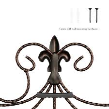 See more ideas about fleur de lis, french country wall decor, medallion wall decor. Medallion Metal Wall Art 14 25 Inch Square Open Edge Metal Home Decor Hand Crafted With Distressed