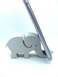 3d Printed Elephant Mobile Phone Iphone Stand Cellphone Etsy Elephant Mobile Iphone Stand Cell Phone Stand