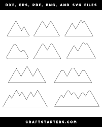 Free Free 120 Mountain Outline Svg SVG PNG EPS DXF File