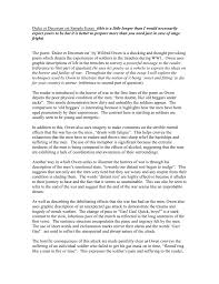 Wilfred owen's dulce et decorum est is a compelling poem trying to depict the helplessness of soldiers caught in a gas chamber. Dulce Et Decorum Est Essay Help Analysis Of Dulce Et Decorum Est Free Essay Example