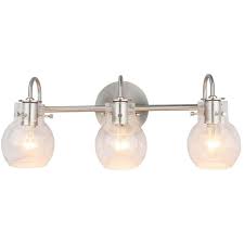 3 Light Brushed Nickel Vanity Lighting