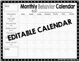 26 Paradigmatic Clip Chart Behavior Calendar