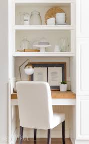 Tight mesh grid keeps items from this item:tebery 2 pack white under shelf basket wire storage basket for kitchen pantry desk. Diy Floating Desk With Storage Tutorial Nick Alicia