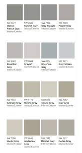 Shades Of Grey Paint Colors
