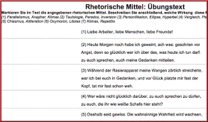 Um diese regel zu benutzen, sollen sie wissen daher bieten wir ihnen wichtige übungen zum thema haben oder sein an. Stilmittel Ubungen Fur Den Deutschunterricht Lehrerfreund