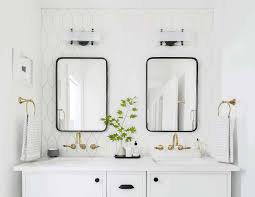 Design 101 How High To Hang Your Sconce In Every Room 48 Of Our Favorite Picks Emily Henderson In 2020 Bathroom Decor Apartment Bathroom Sconces Wall Mounted Lamps