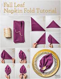 Folding a linen napkin with another napkin is a european style that packages the silverware in an aesthetically pleasing way for dinner guests. 75 Cool Napkin Folding Ideas For Your Next Dinner Party