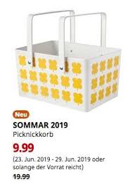 Ikea Wurzburg Sommar 2019 Picknickkorb Metall 26x21x37 Cm Picknickkorb Ikea Ikea Malm Kommode